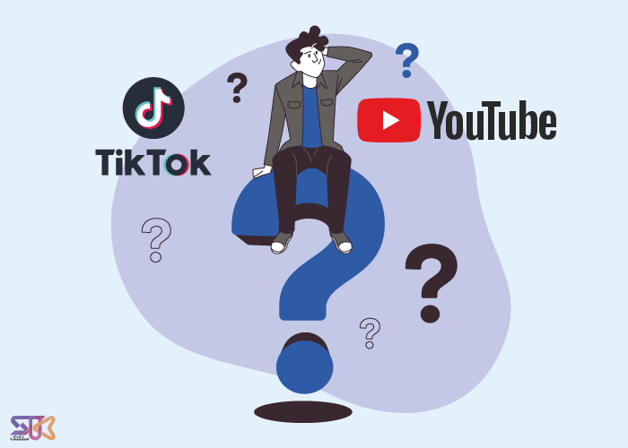 مقایسه سبک محتوا  TikTokدر مقابل YouTube