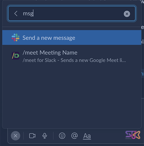 پیام ها را مستقیماً از هر جعبه متنی با /msg ارسال کنید