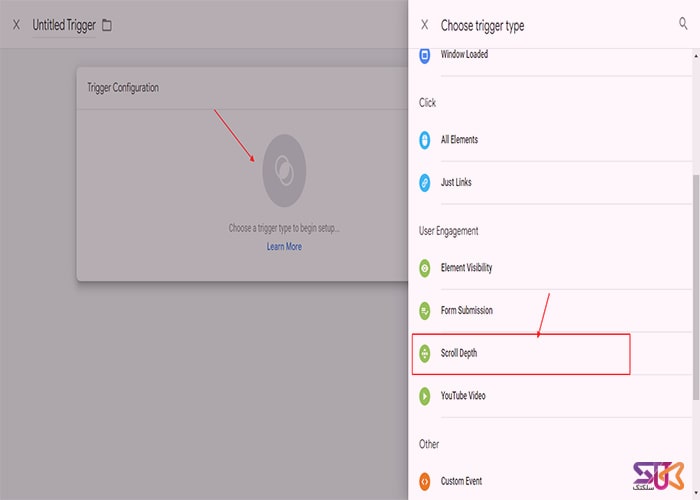 پارامتر Custom Scroll