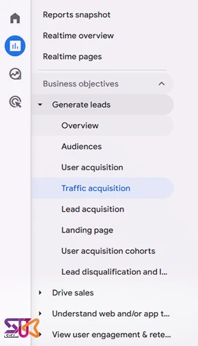 تحلیل سایت در Google Analytics 4 (GA4)